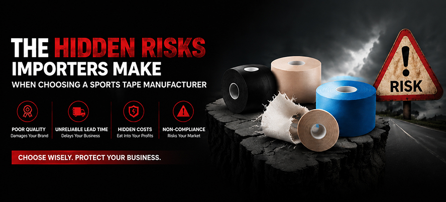 The Hidden Risks Importers Make When Choosing a Sports Tape Manufacturer