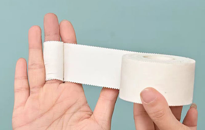 Athletic sports tape for finger support, stability, and injury prevention
