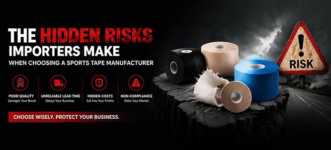 The Hidden Risks Importers Make When Choosing a Sports Tape Manufacturer