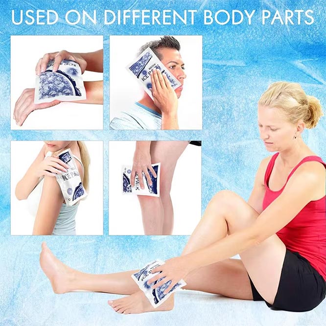 Disposable instant cold pack for first aid, sports injuries, pain relief, and swelling reduction