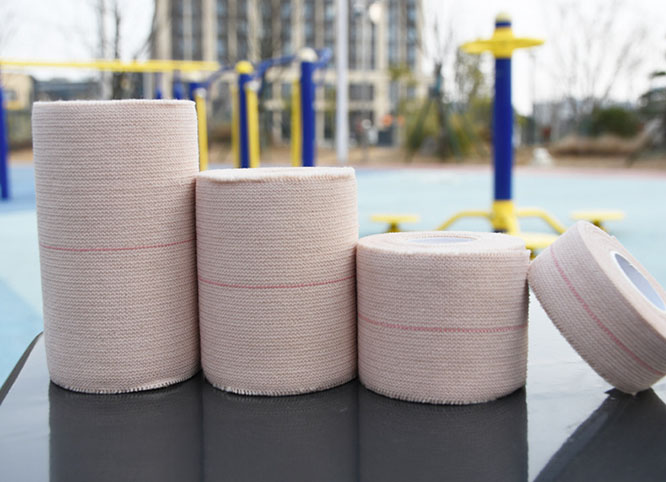 Heavy elastic adhesive bandage EAB sports tape rolls for sports injury support and OEM medical supply manufacturer