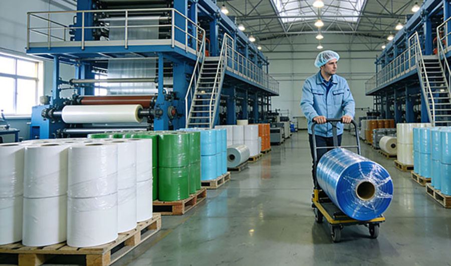 Kinesiology-tape-adhesive-coating-process