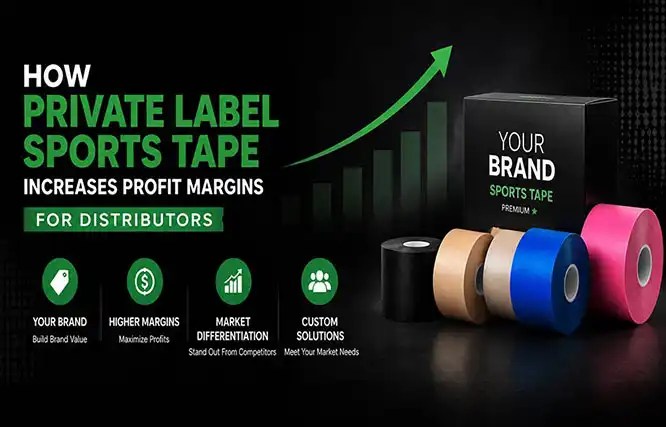 How Private Label Sports Tape Increases Profit Margins for Distributors