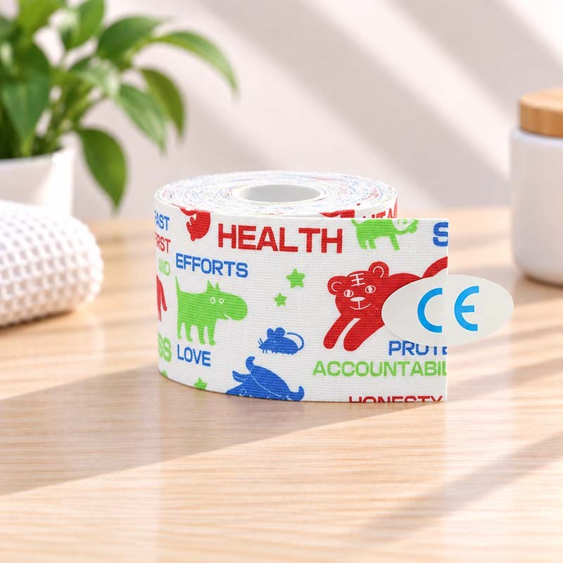 Printed Cotton Kinesiology Tape Printed Cotton Kinesiology Tape